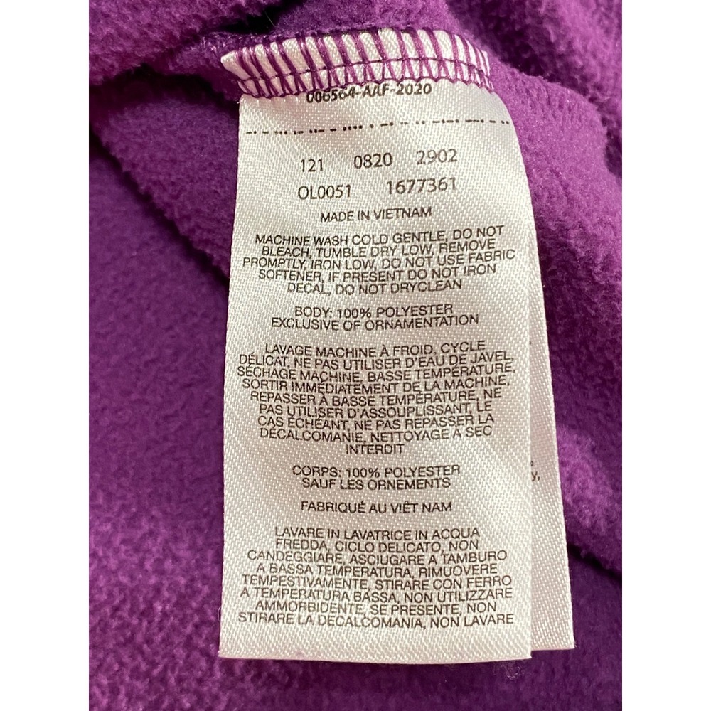 Mountain Hardwear Womens Purple Full Zip Fleece Jacket OL0051 Size Medium - Picture 8 of 11
